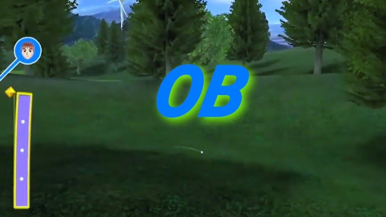 Wii Sports Online : Score ?? ; playing golf on wii sports club lakeside course