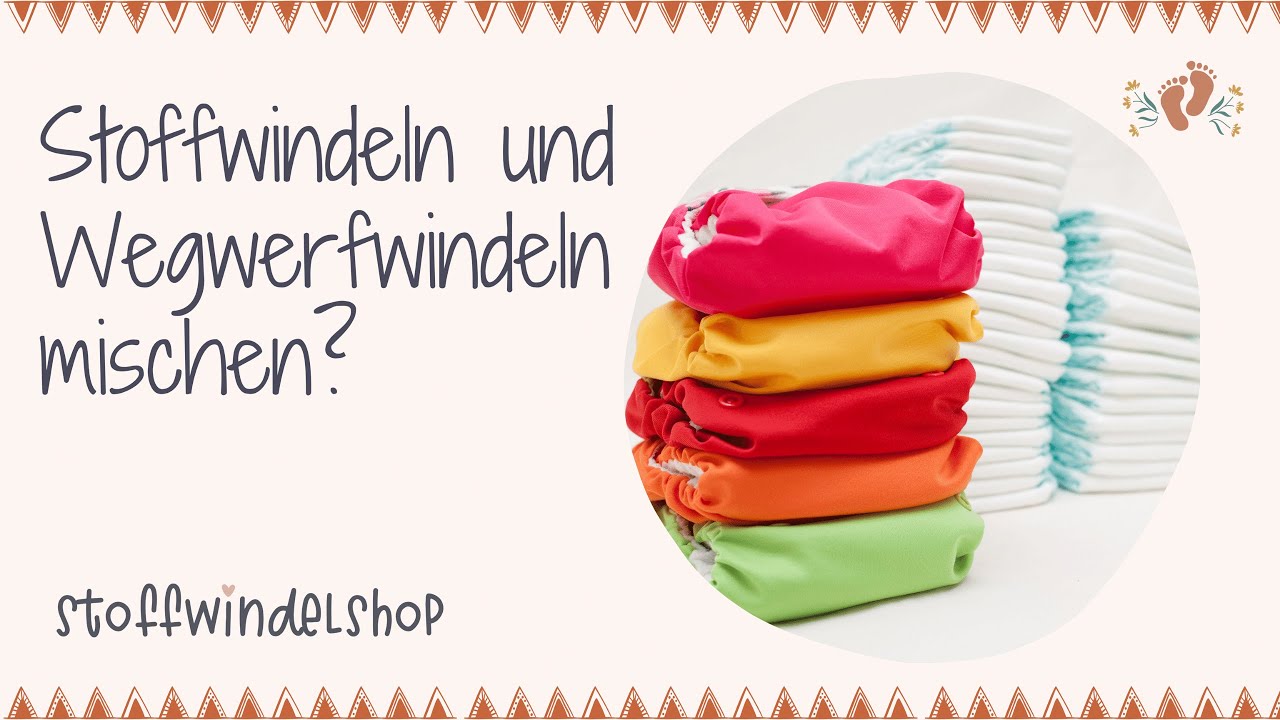 Kann ich Stoffwindeln und normale Windeln mischen?