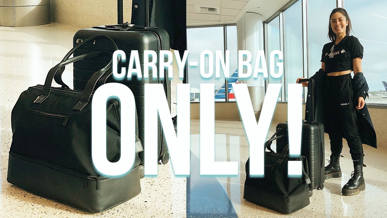 How I was able to pack only a carry-on bag... | Melissa Alatorre