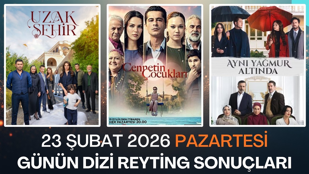 23 Şubat 2026 Günün Dizi Reyting Sonuçları