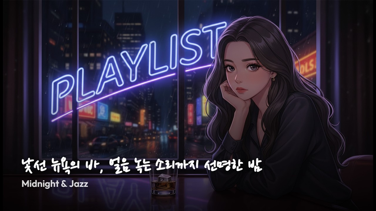 playlist 🍸 낯선 뉴욕의 바, 얼음 녹는 소리까지 선명한 밤  Midnight & Jazz