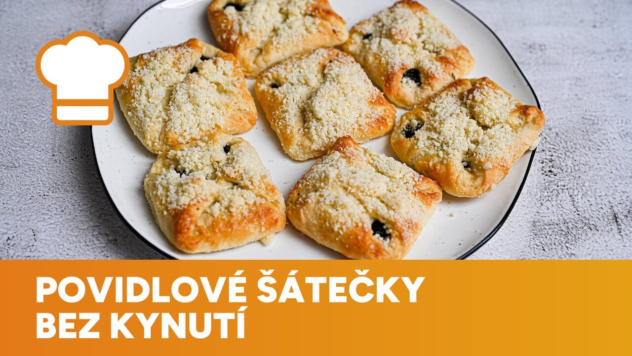 Bezkonkurenční povidlové šátečky bez kynutí jsou nadýchané, jemné a chutnají luxusně