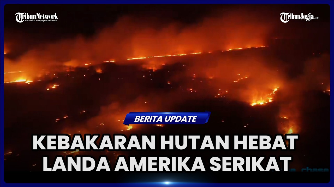 MUSIM DINGIN YANG KERING PICU KEBAKARAN HEBAT DI AS, 25 RIBU HEKTAR HUTAN TERBAKAR