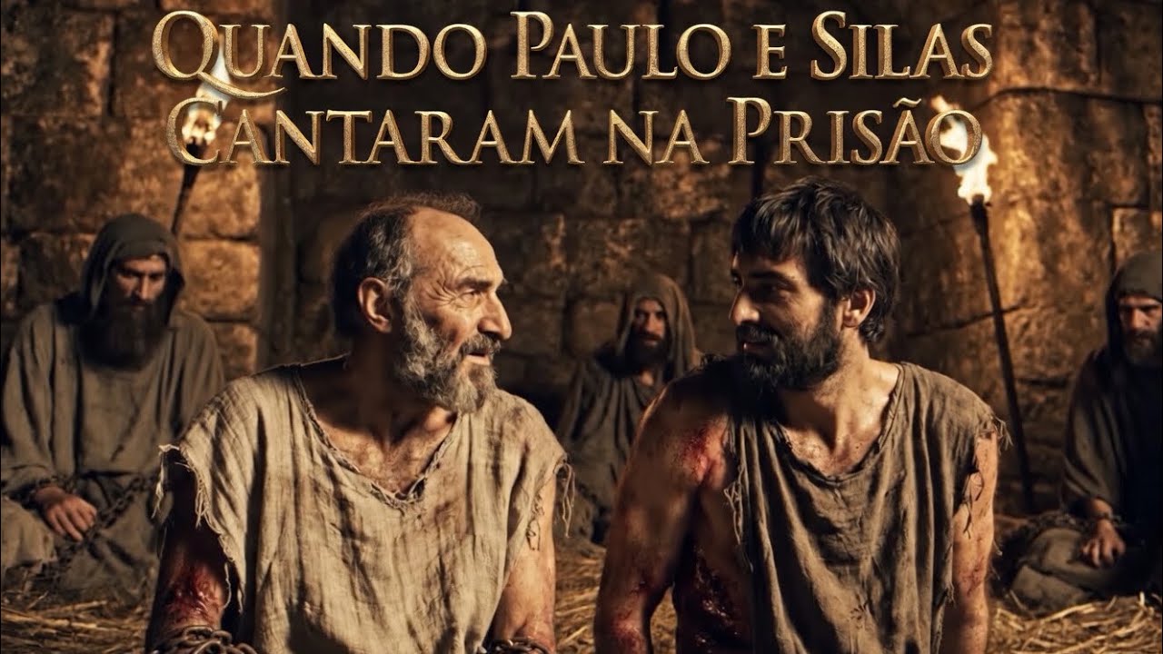 Quando Paulo e Silas Cantaram na Prisão, Deus Fez o Impossível | Louvor Emocionante