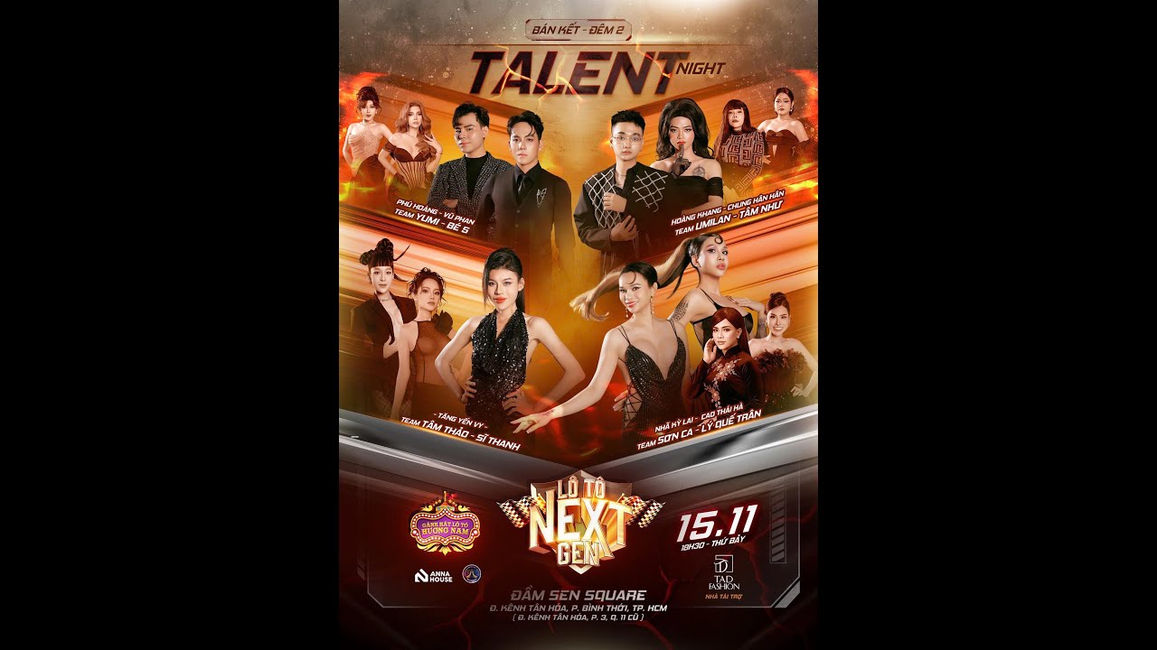 [LIVE] L&ocirc; T&ocirc; Hương Nam | 15/11/2025: 𝐁𝐀́𝐍 𝐊𝐄̂́𝐓 &ndash; Đ𝐄̂𝐌 2: 𝐓𝐀𝐋𝐄𝐍𝐓 𝐍𝐈𝐆𝐇𝐓 | 𝐋𝐎̂ 𝐓𝐎̂ 𝐍𝐄𝐗𝐓 𝐆𝐄𝐍