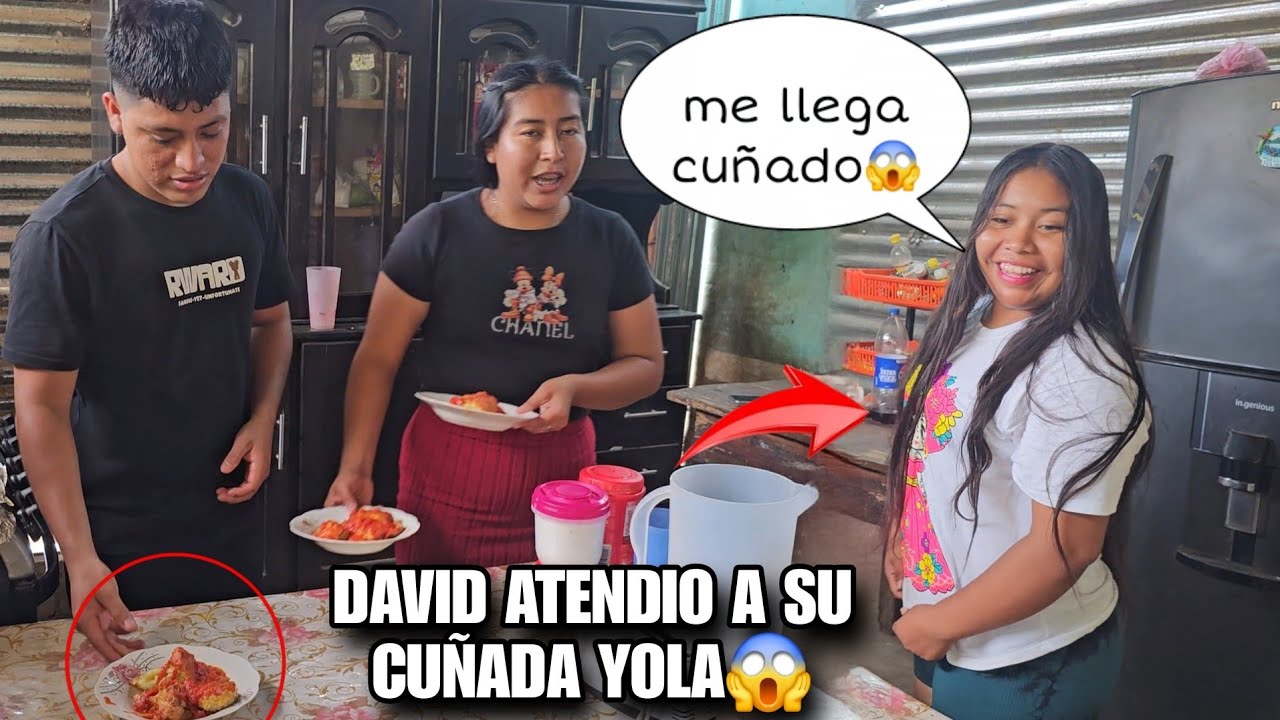 DAVID Sorprendió A Su Cuñada YOLA Con Esta Receta Que Cocino😱Ella No Lo Podía Creer Al Verlo Cocinar