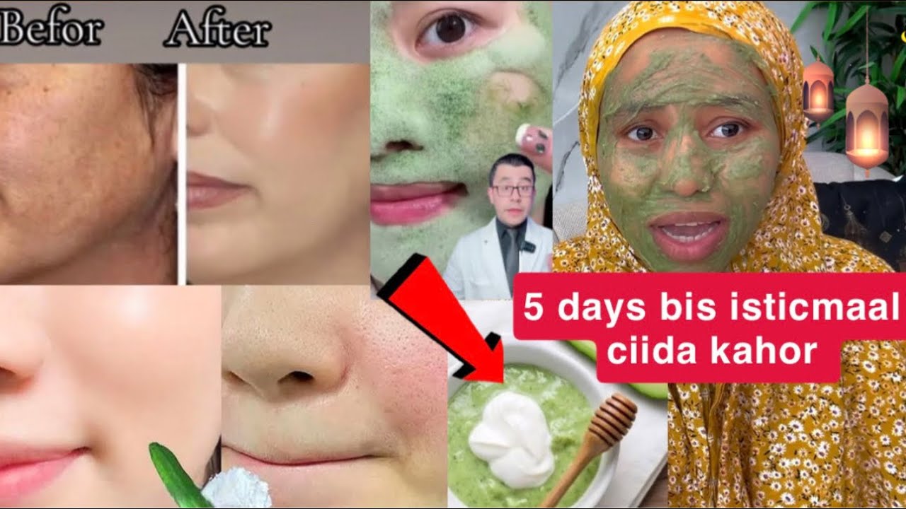 QOFKASTO WEY KU WEY DI 5 CIIDA KAHOR FACE MASK#farhiyo_hareed 