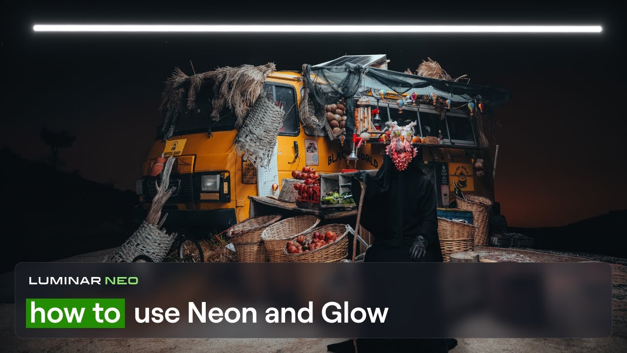 Как использовать неоновые и светящиеся эффекты на фотографиях | Luminar Neo