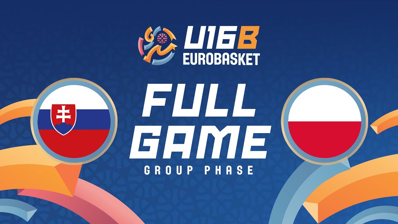 Group Phase | Slovakia v Poland | Full Basketball Game | FIBA U16 EuroBasket 2025 Division B