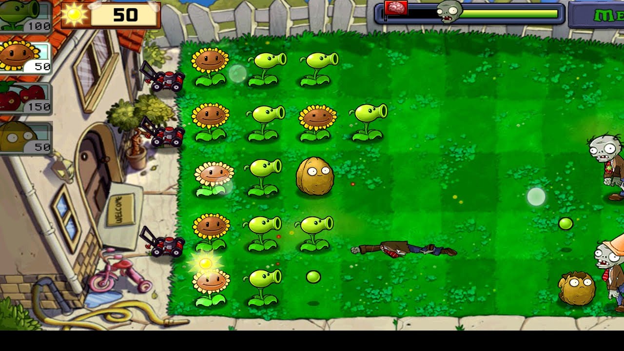 PLANTA vs Zumbis 