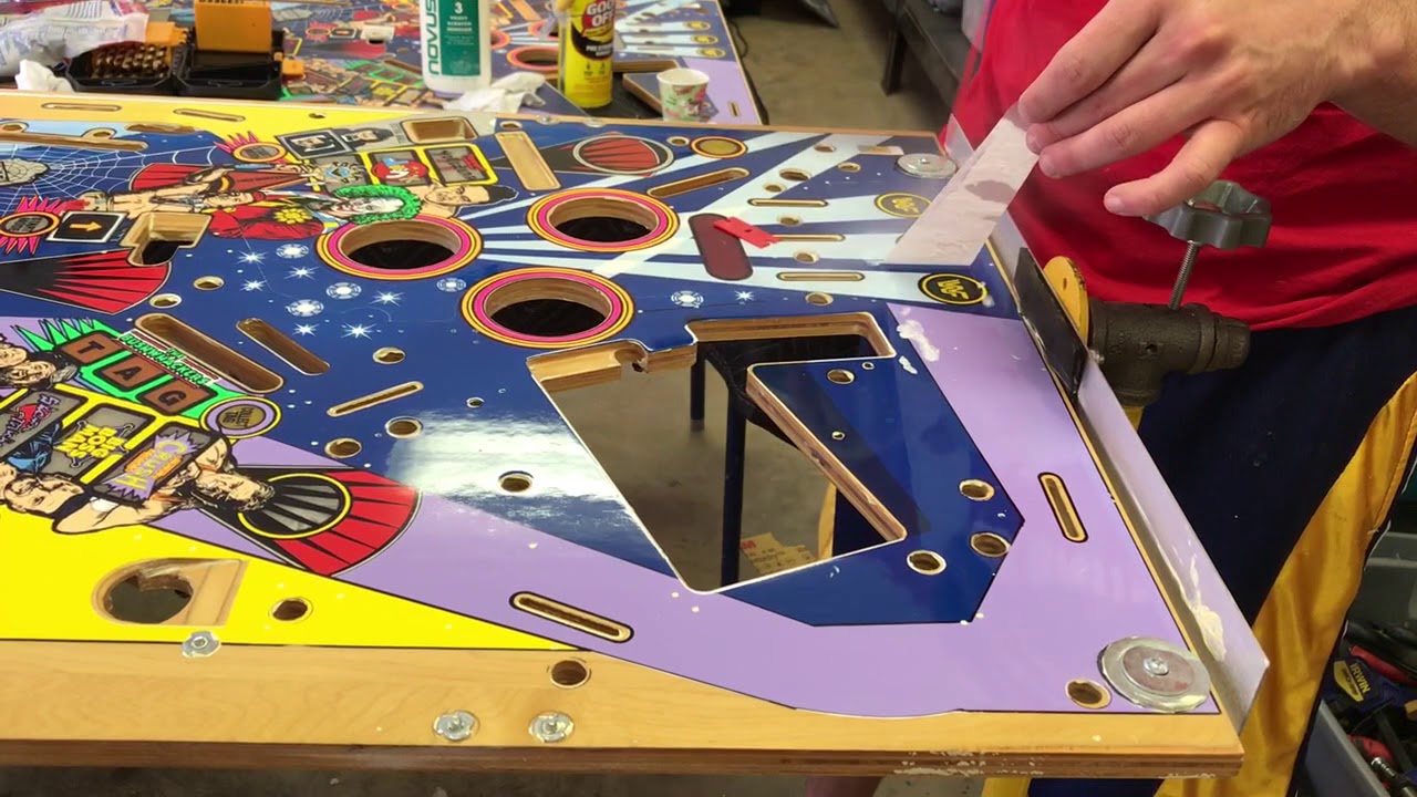 Pinball Mylar Removal