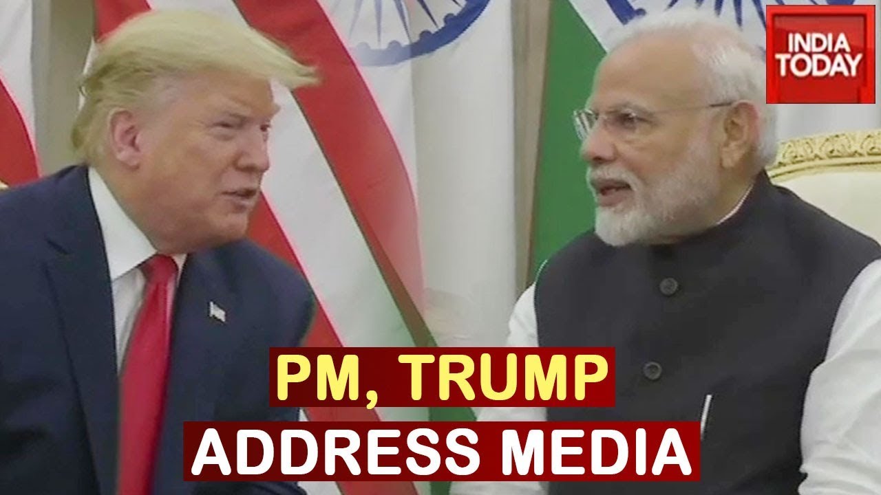 PM Modi, Trump Address Media After Bilateral Meeting At Hyderabad House