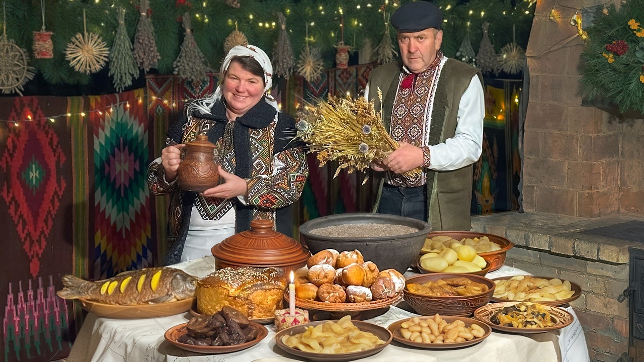 Christmas Traditions: Homemade Kutia, Varenyky & Caroling in the Carpathian Mountains