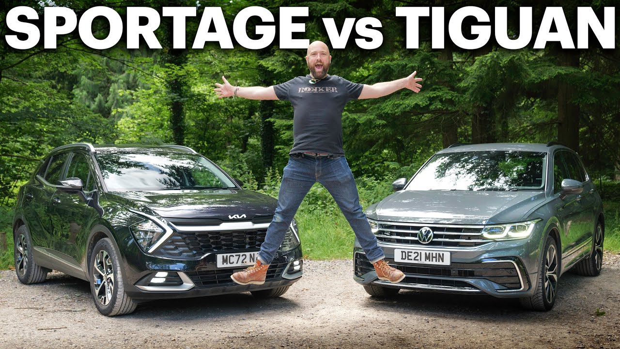 Конкурс подержанных внедорожников на 25 тысяч фунтов стерлингов! Kia Sportage против Volkswagen T...