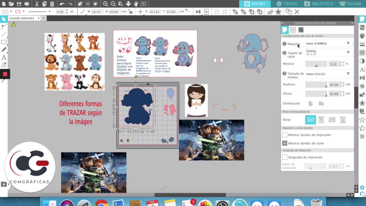 SILHOUETTE CAMEO 4, CURSO VIRTUAL GRATIS PARTE 8