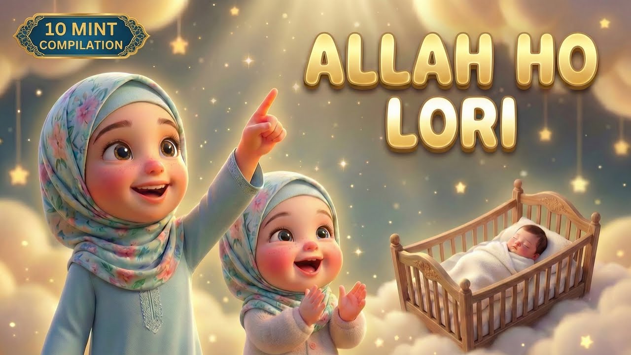 10Min Compilation | Allah Ho Lori | Hasbi Rabbi Jallallah |Chiriya Bole Chu Chu | Islamic Kids Songs