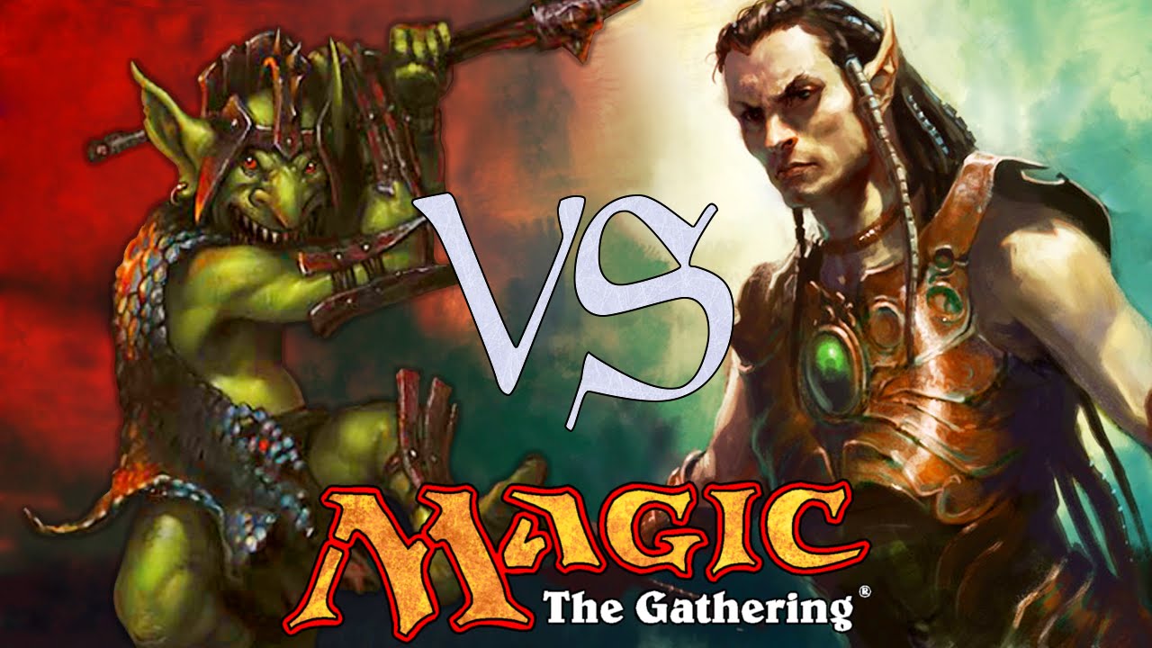 MtG Modern Gameplay - Elves VS Goblins