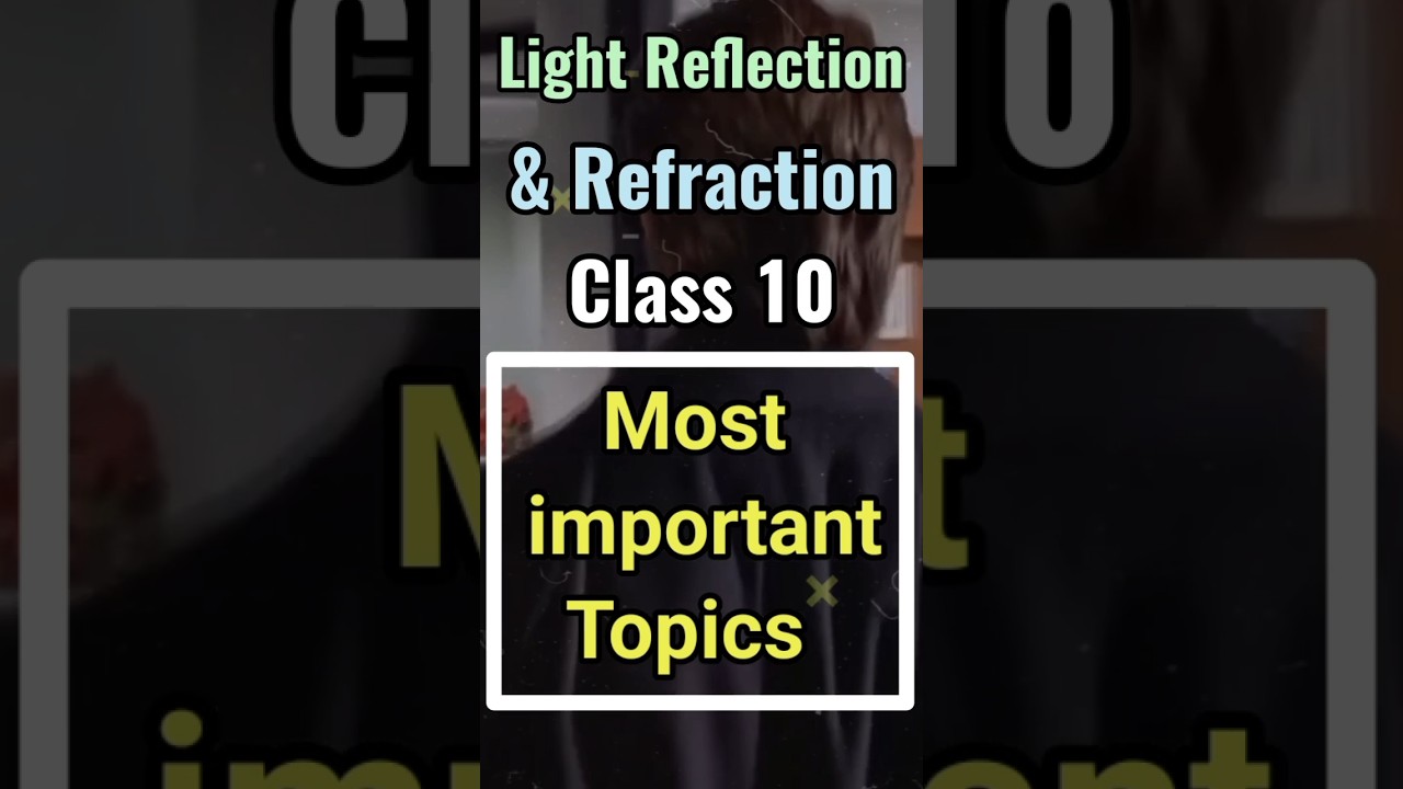 light reflection and refraction class 10 | Most Important questions science class 10 #shorts #short