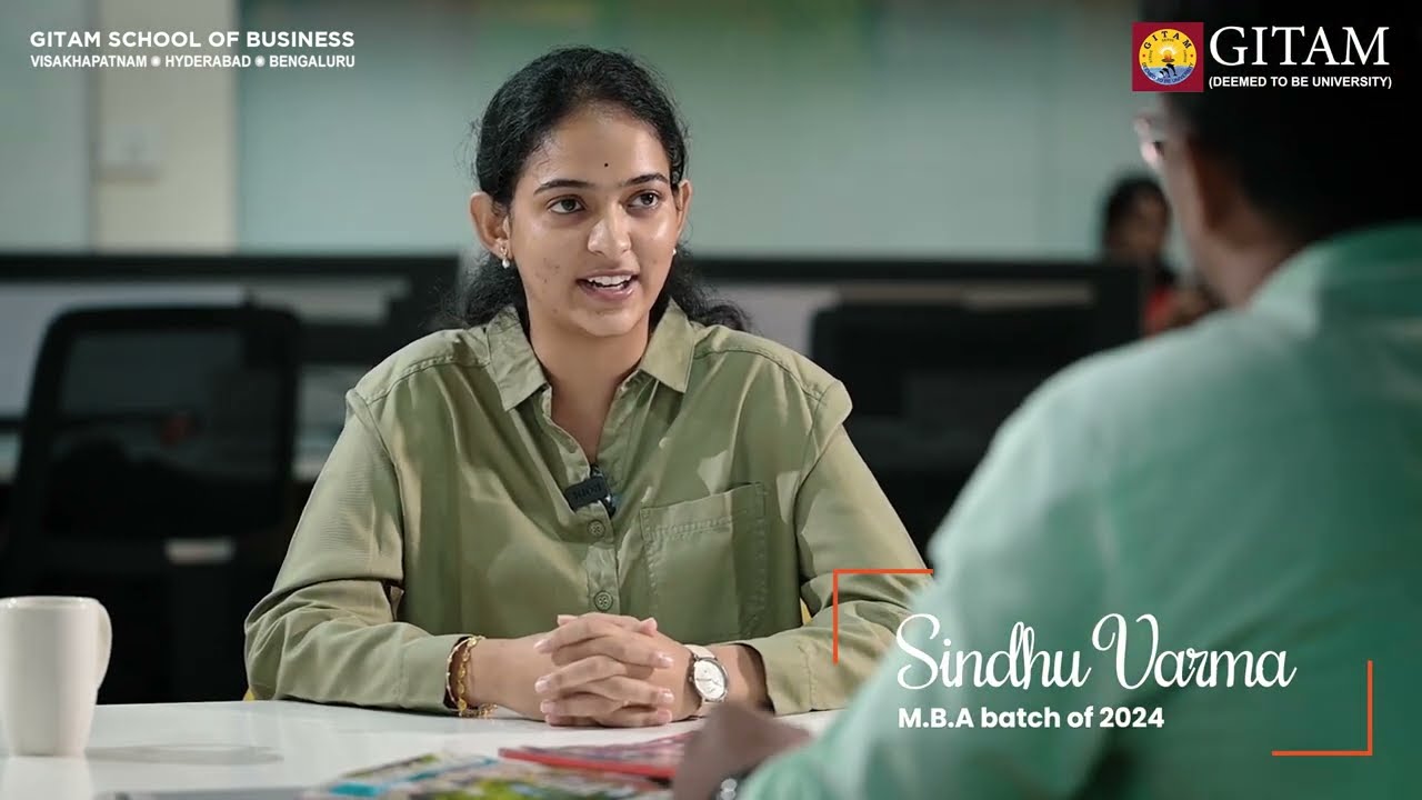 GITAM School of Business Faculty Member Dr Madhu Kishore explains the importance of student clubs.