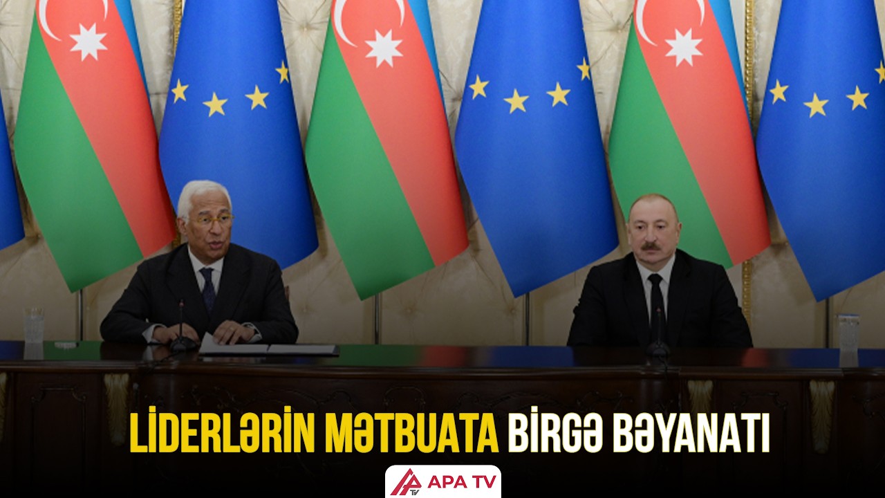 İlham Əliyev və Antonio Koşta mətbuata bəyanatlarla çıxış etdi | APA TV