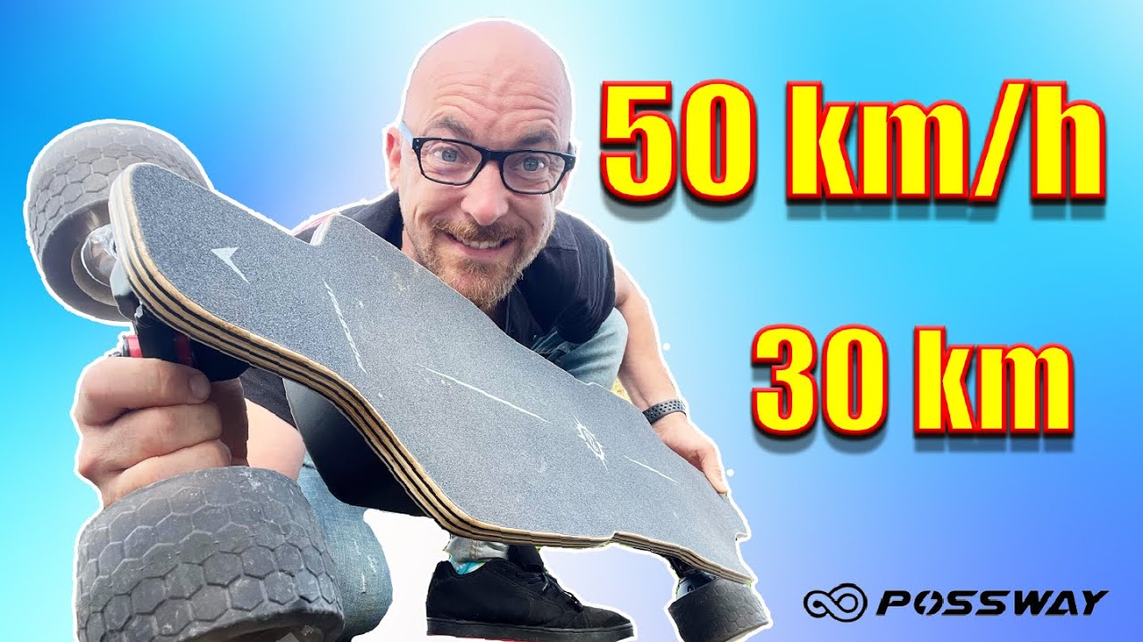skate électrique puissant et pas cher ! le Possway T3 ! 50 kmh ! #eskate #skateelectrique
