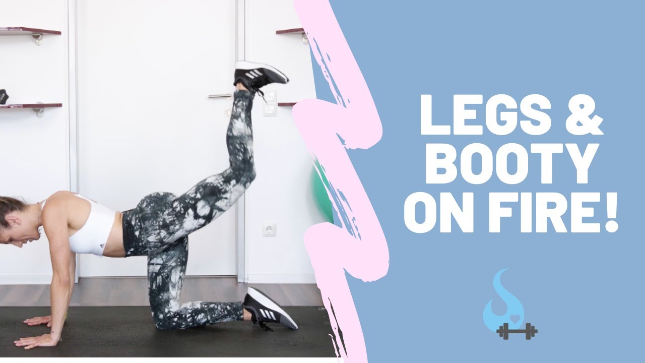 Low Impact LEGS & BOOTY Home Workout (no jumping)