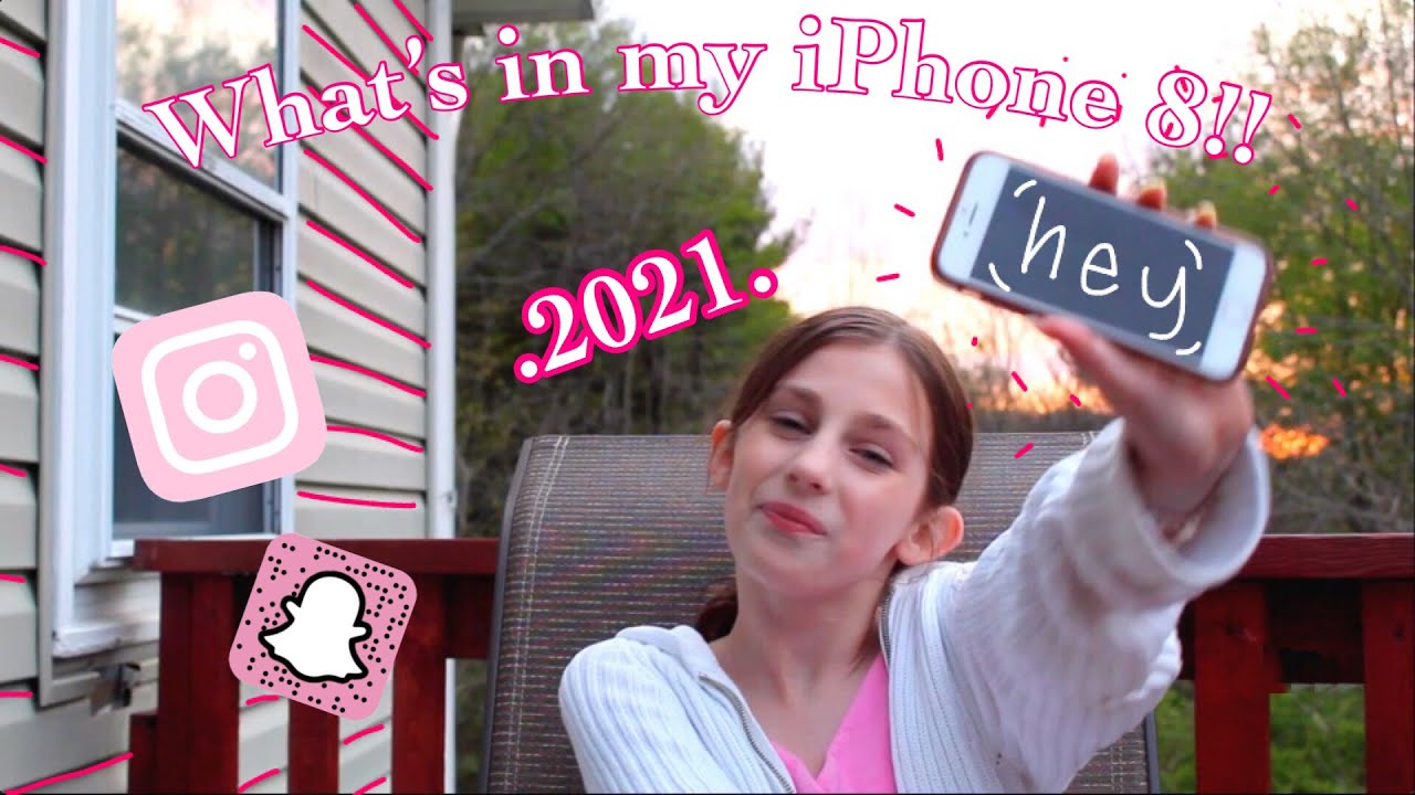 Whats on my iPhone 8 rose gold 2021 *aesthetic*