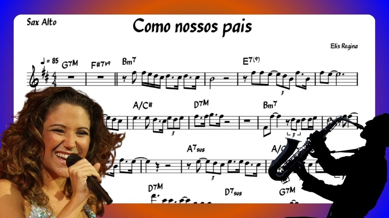 COMO NOSSOS PAIS Elis Regina | Partitura SAX ALTO (Eb)