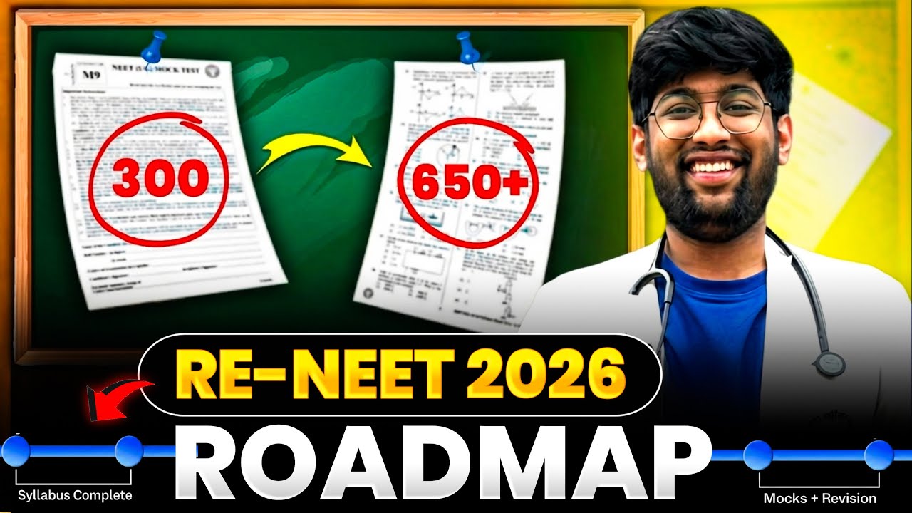 Re-NEET 2026 Roadmap🔥| 650+ marks | Last chance