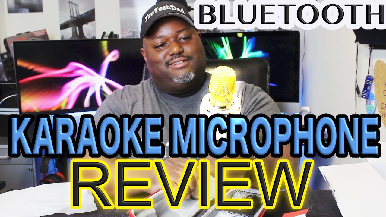 BONAOK Bluetooth Karaoke Microphone Unboxing & Review - Mic with Speaker