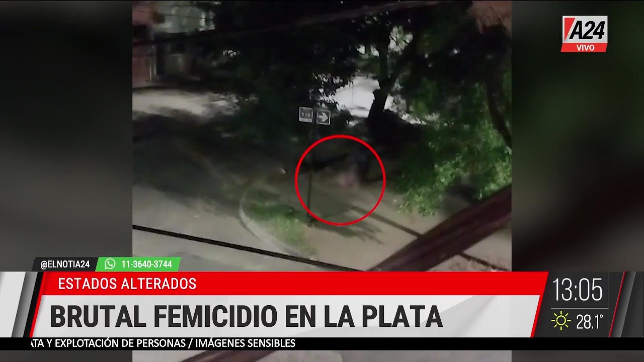 🚨 LA PLATA: EL HOMBRE EN UN RAID APUÑALÓ A DOS PERSONAS Y MATÓ A UNA MUJER EN PLENA CALLE