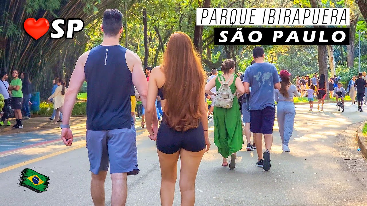 Парк Ибирапуэра — зеленый оазис в самом сердце Сан-Паулу 🇧🇷 Бразилия 【 4K UHD 】