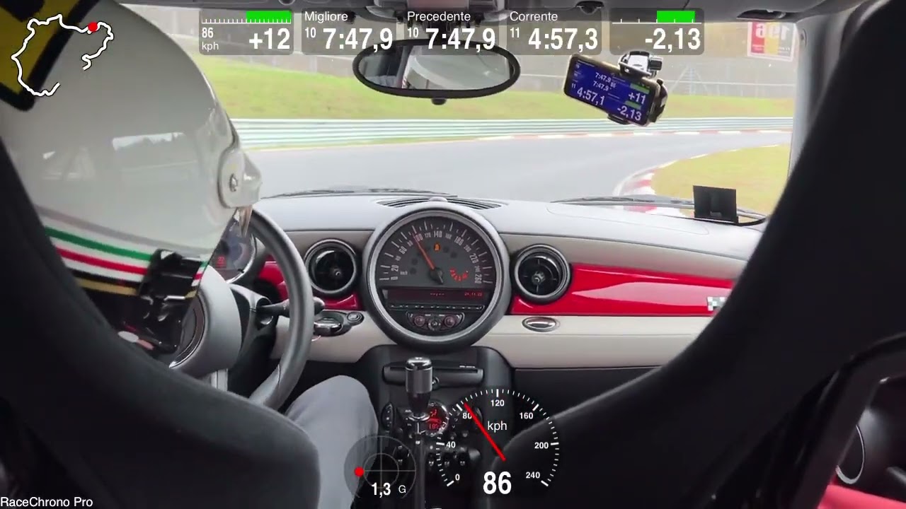 Mini R56 JCW Nurburgring Nordschleife Fast Lap 7.41 BTG