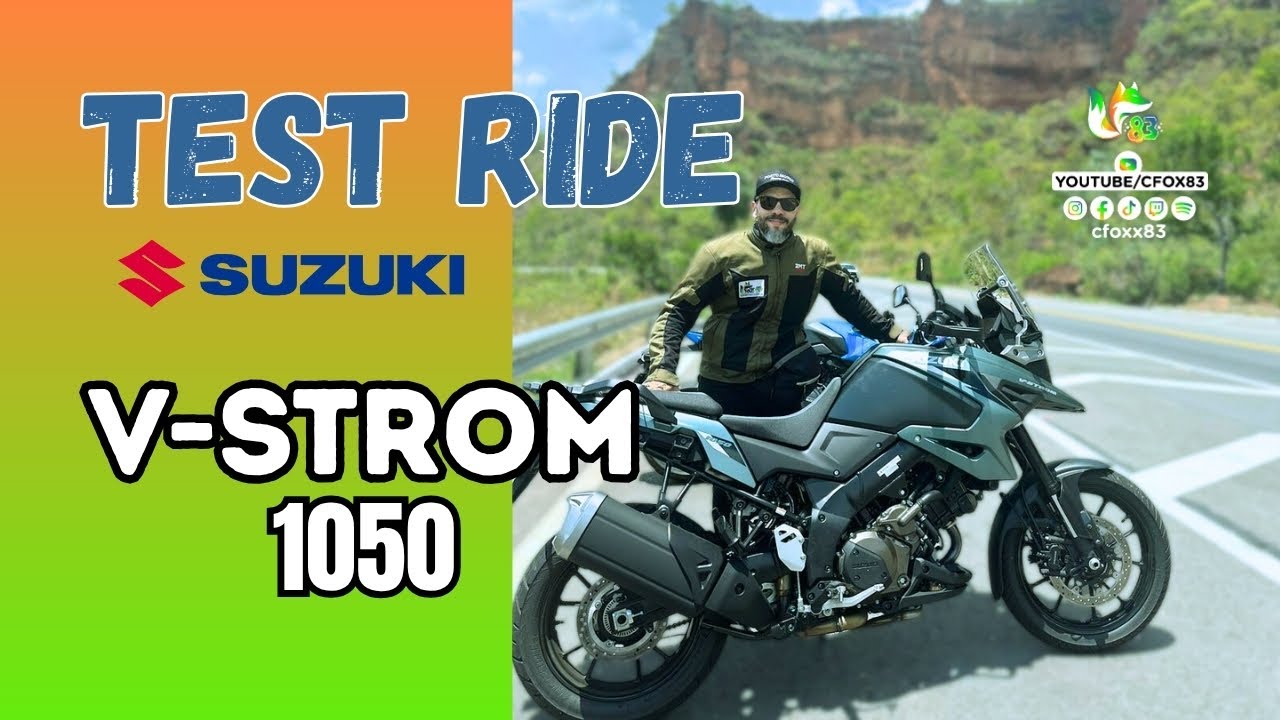 Suzuki V-STROM 1050 - Test Ride com direito à paisagem !