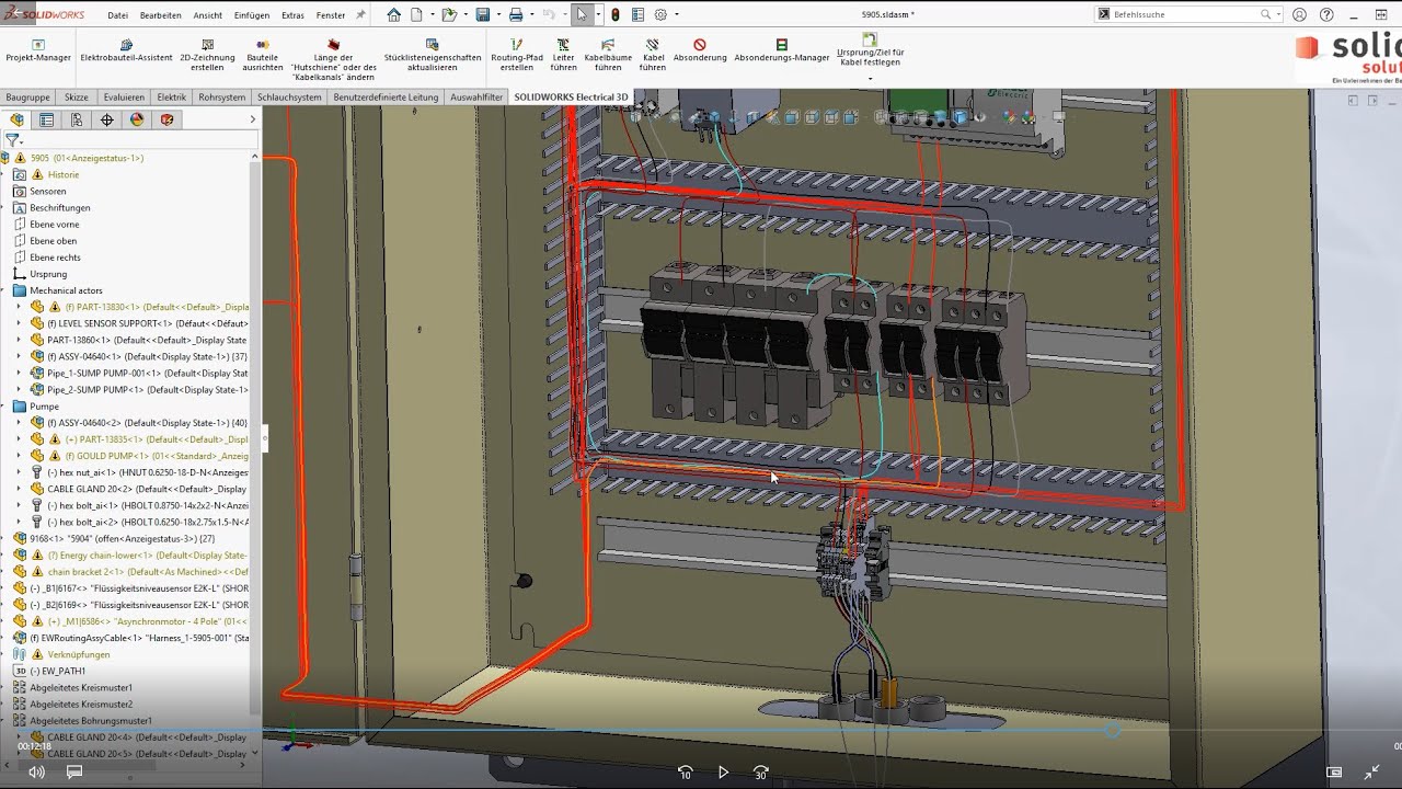 Erster Einblick in SOLIDWORKS Electrical 3D