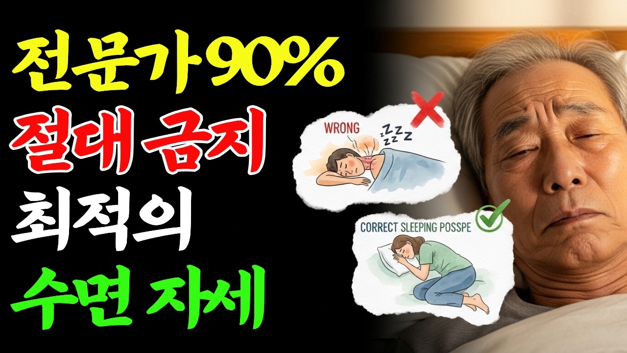 7시간 잠을 자도 피곤한 이유, 수면 자세 때문이었습니다 | 전문가가 절대 하지 말라는 자세 1위