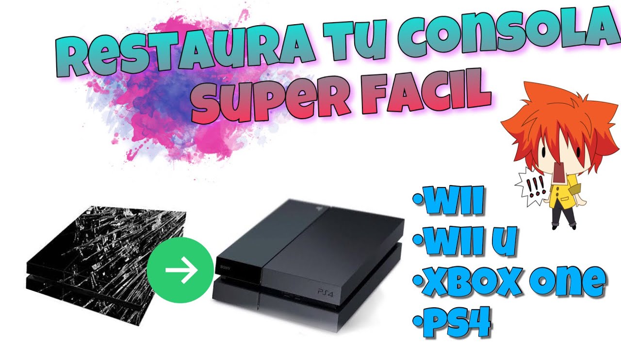 Restaura tu consola ps4,xbox one, wii u,wii y sacale brillo