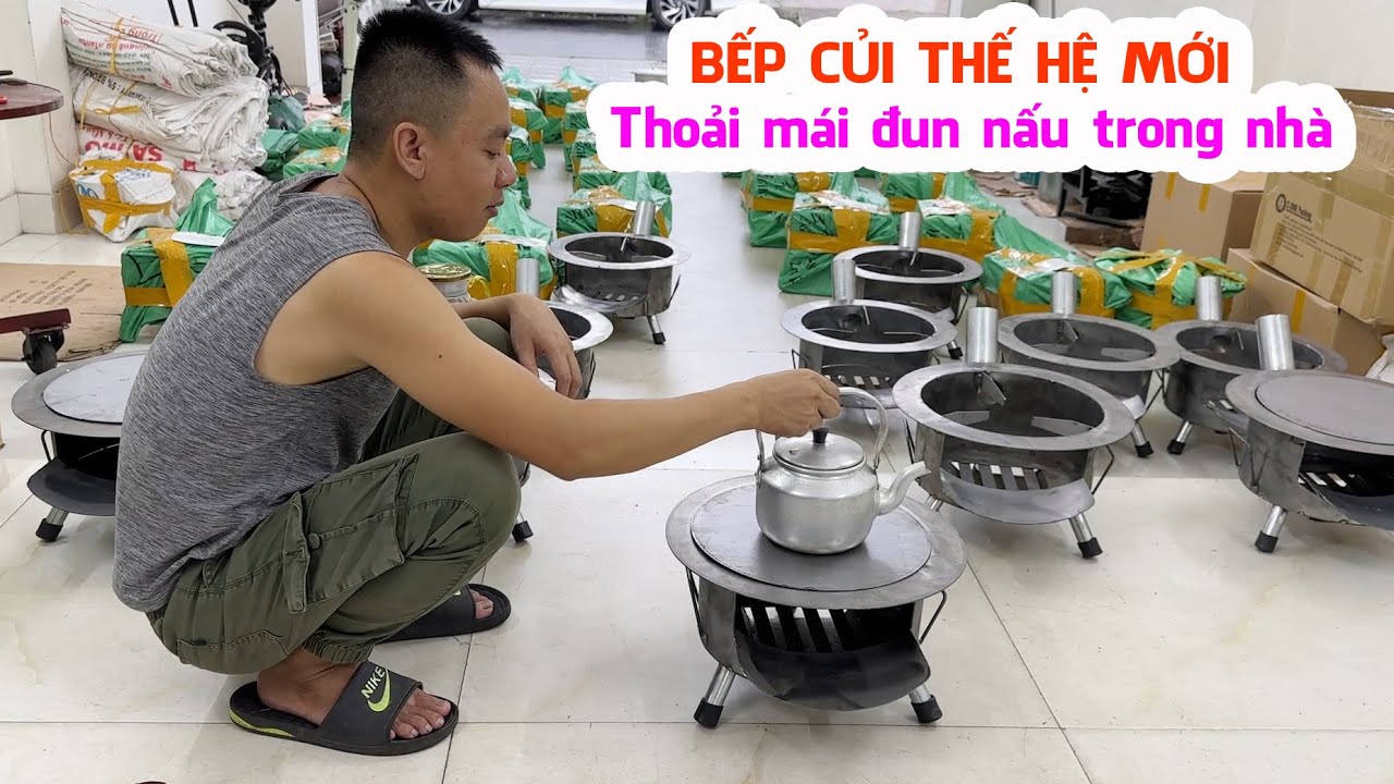 Bếp Củi Nấu Trong Nhà Không Khói Không Nhợ Nồi Thế Hệ Mới - Trần Thành Hữu