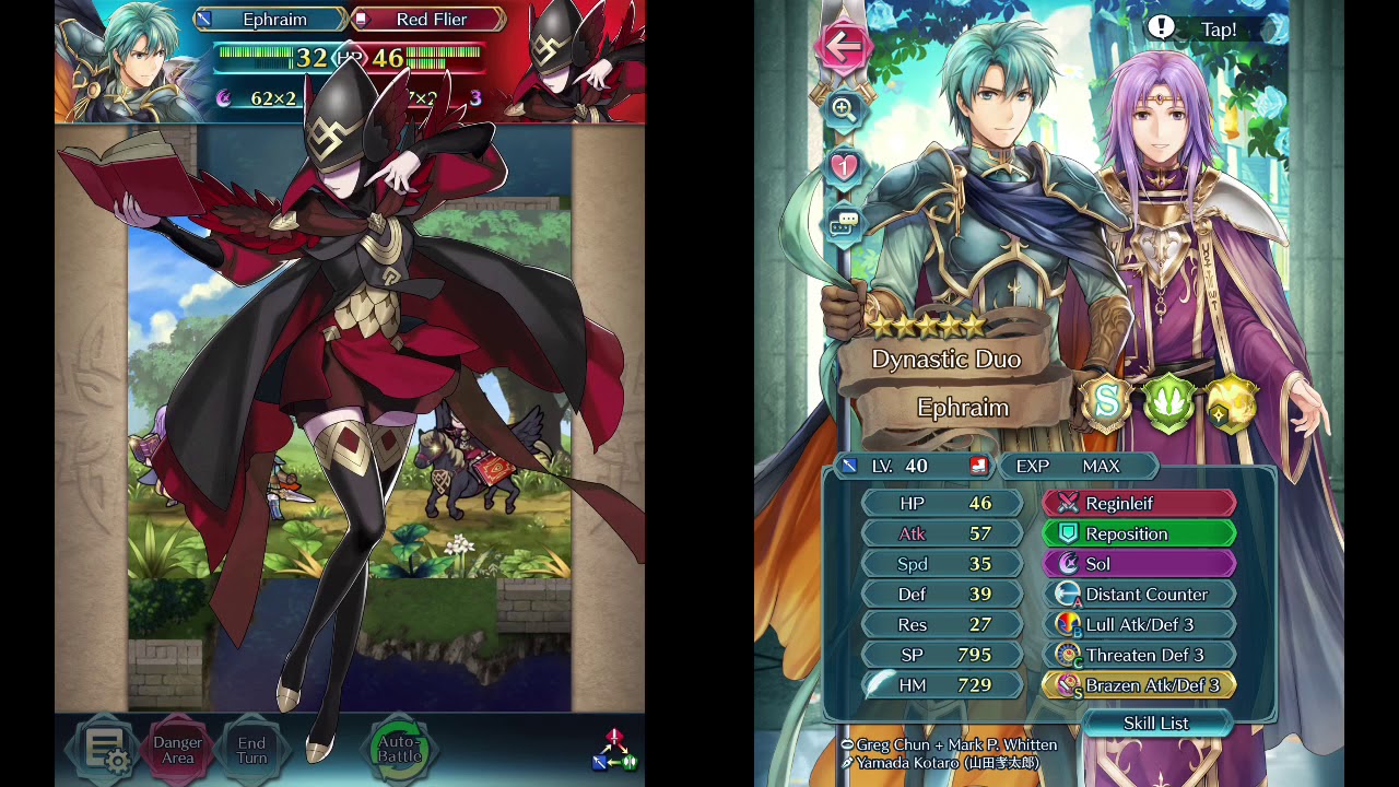 FEH: Cormag Infernal, Ephraim/Lyon True Solo.