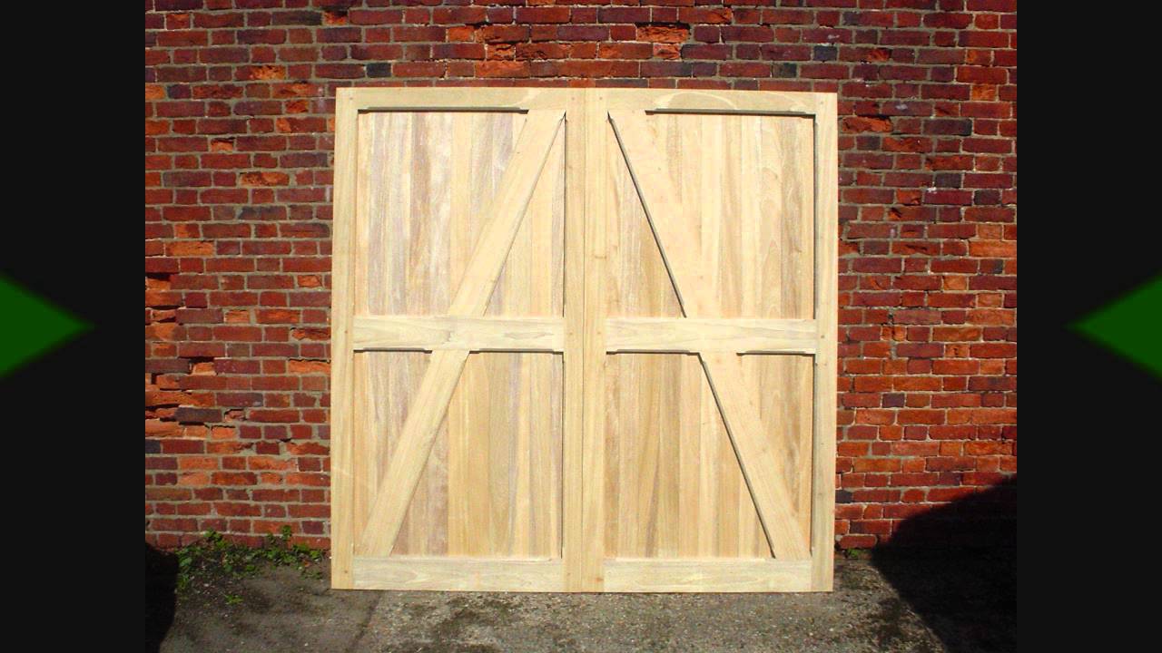 Hardwood wooden garage doors in Idigbo