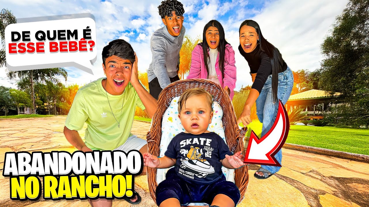 ABANDONARAM UM BEBÊ NA PORTA DO RANCHO!😨 *vou ser pai dele?🥹