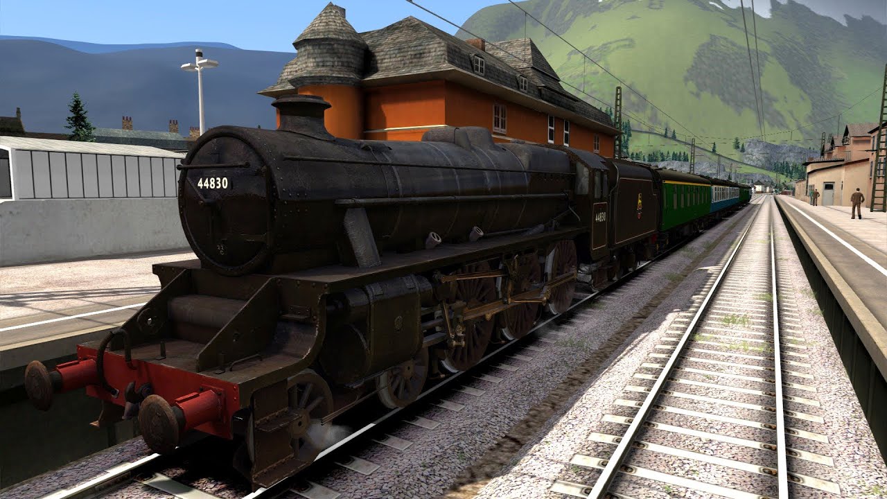 LET´S PLAY Train Simulator 2012   Folge 17 Dampflok fahren mit Tankstopp von Rob spielt
