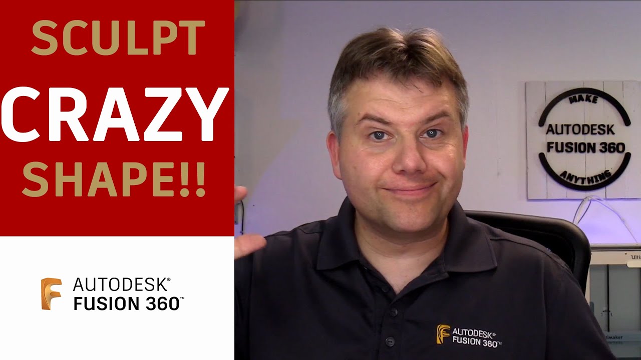 Fusion 360 — Sculpt Crazy Shape — Ask LarsLive