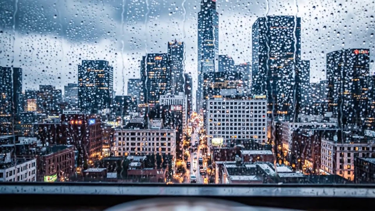Relaxing December Night Jazz 🌧 Soft Cafe with Rain & Piano for Deep Sleep