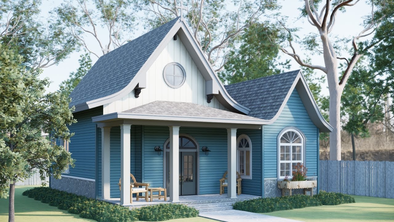 (9x8m)  🏡 Discover the PERFECT Home for Your Small Family | Living the Dream in a Small House: