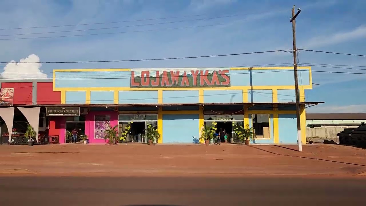 Main Road in Lethem, Guyana SA