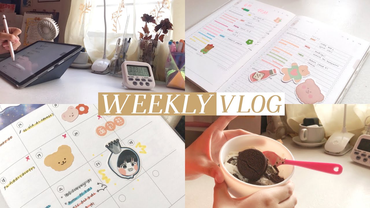 a busy week in my life as an online college student 📔 (weekly vlog)