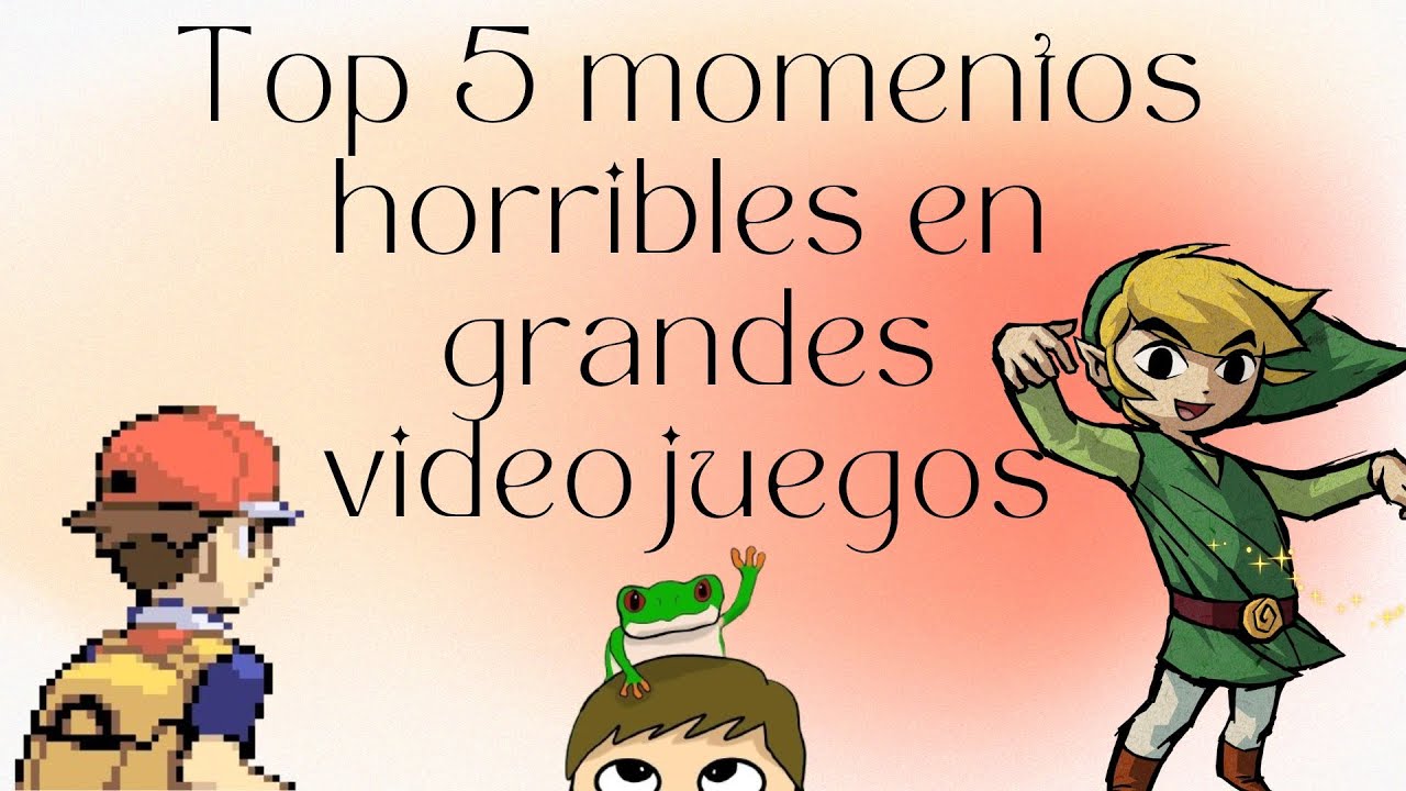 top 5 momentos horribles en juegos grandiosos
