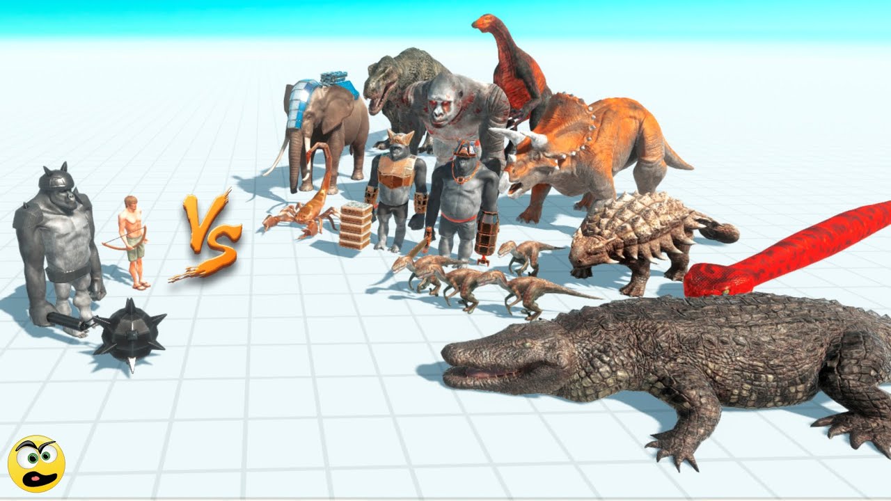 King Kong VS Dinossauros e Monstros - Animal Revolt Battle Simulator