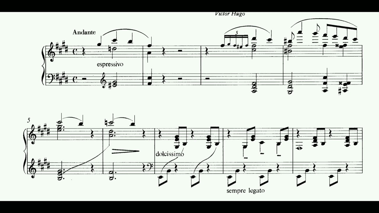 Franz Liszt - Buch der Lieder II, S.535-540 (1847)